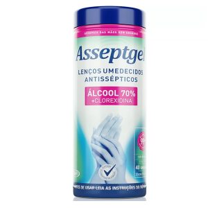 Lenço Umedecido Antisséptico Asseptgel