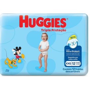 Fralda Tripla Proteção Jumbinho Huggies XXG