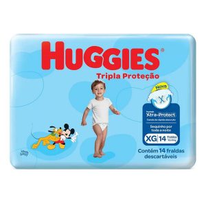 Fralda Tripla Proteção Jumbinho Huggies XG
